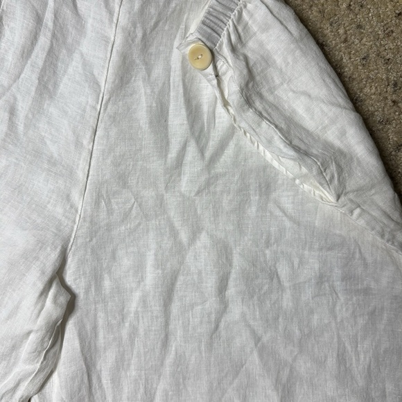 Flax Large linen wide leg pants size Large next to new - Picture 6 of 8